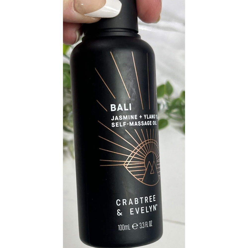 Crabtree & Evelyn BALI Jasmine +Ylang Ylang Self-Massage Oil 3.3 fl oz Set of‎ 4 - Picture 3 of 11
